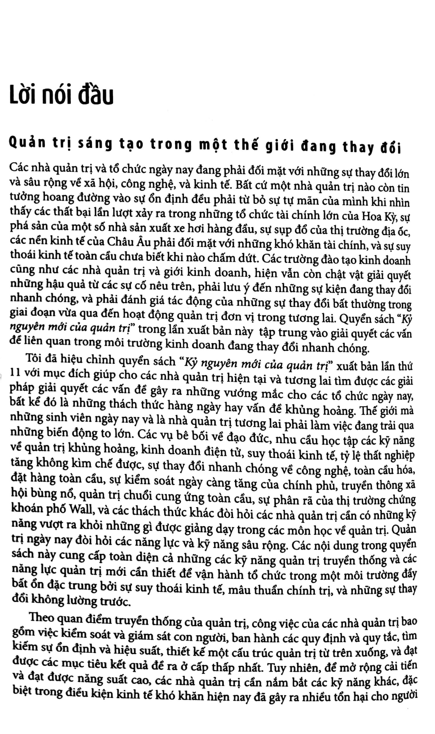 Sách PDF "Kỷ nguyên mới của quản trị" - tác giả A - Richard L. Daft - 11th edition - Ảnh 7