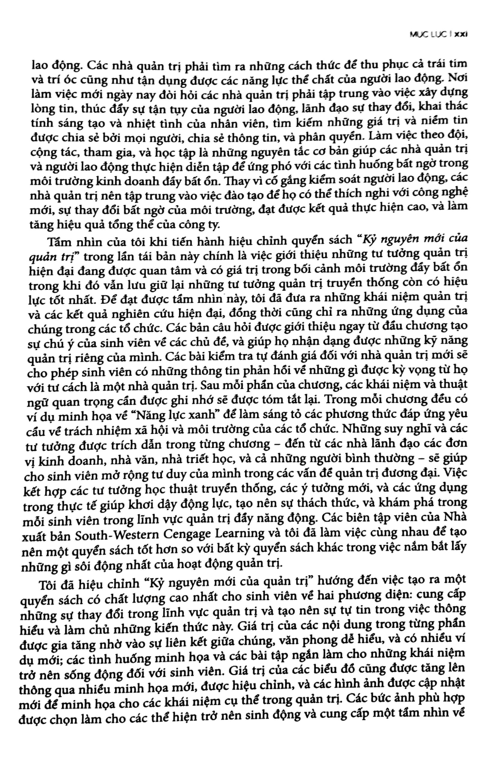 Sách PDF "Kỷ nguyên mới của quản trị" - tác giả A - Richard L. Daft - 11th edition - Ảnh 6