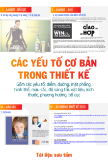 Các yếu tố cơ bản trong thiết kế