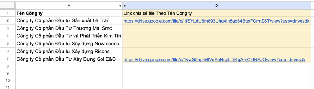 Tự động dò tên file và ghi dữ liệu vào danh sách
